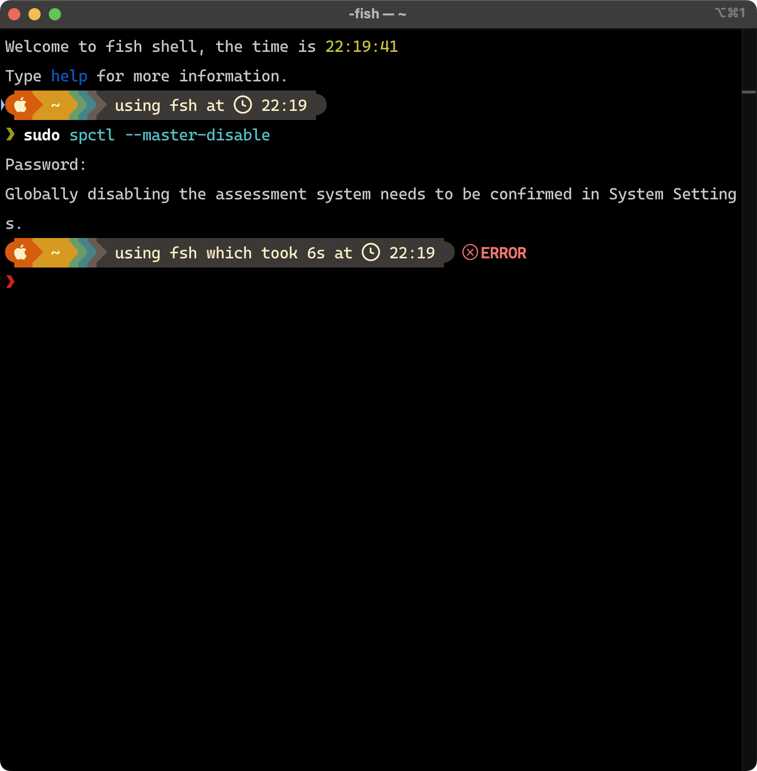 Enable Allow Apps from Anywhere